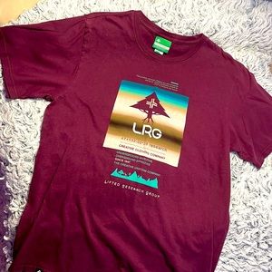 Men’s Lifted Research Group Tee-Shirt. Navy/indigo .